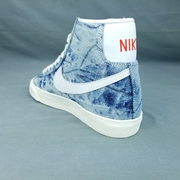 Nike Blazer Mid ‘77 Women's Shoes Blue Denim DV2182 900 Sizes 6.5-8.5 - Picture 5 of 9